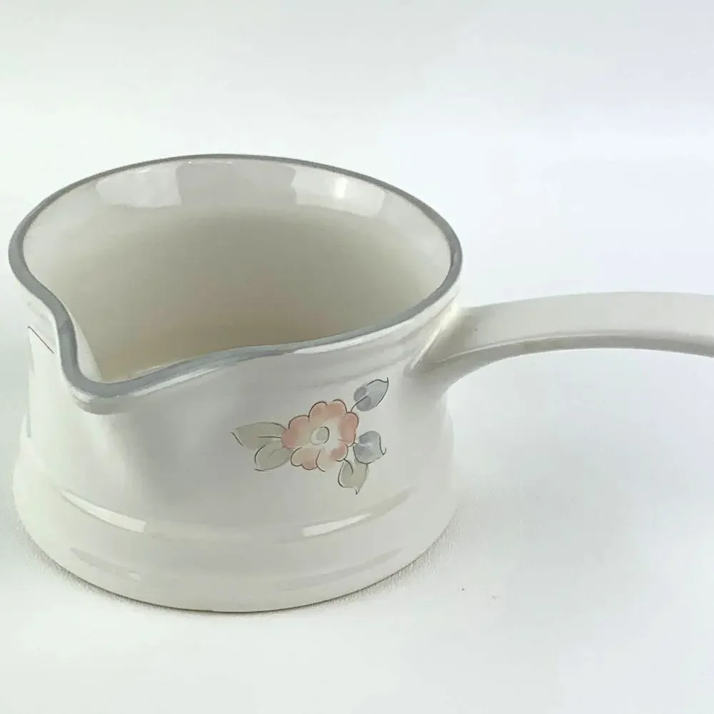 Pfaltzgraph‎ Vintage USA Gravy Boat Wyndham Pattern Stick Handle